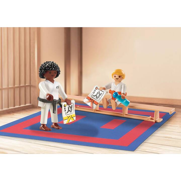 PLAYMOBIL Sports et Action Set cadeau Entrainement de karaté (71186)