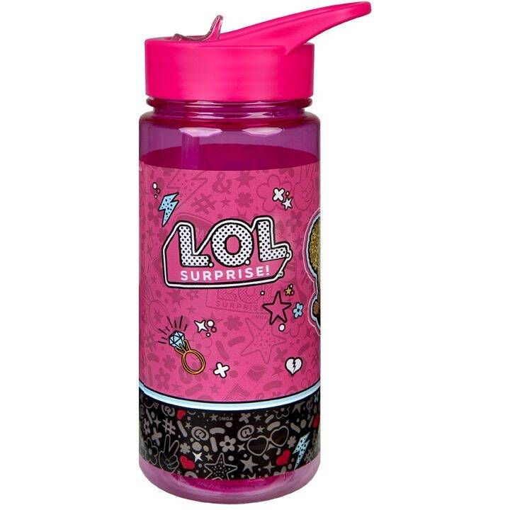 SCOOLI Bottiglia per bambini Aero LOL Surprise (0.5 l, Pink, Multicolore)