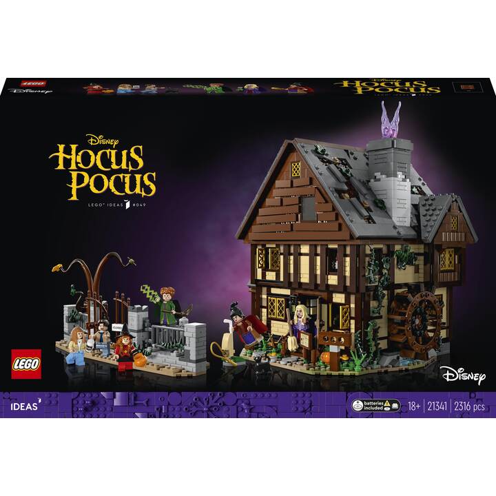 LEGO Disney Hocus Pocus: Das Hexenhaus der Sanderson-Schwestern (21341, seltenes Set)