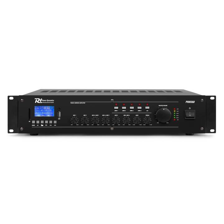 POWER DYNAMICS  PRM360 (Amplificatore valvolare, 360 W, Nero)