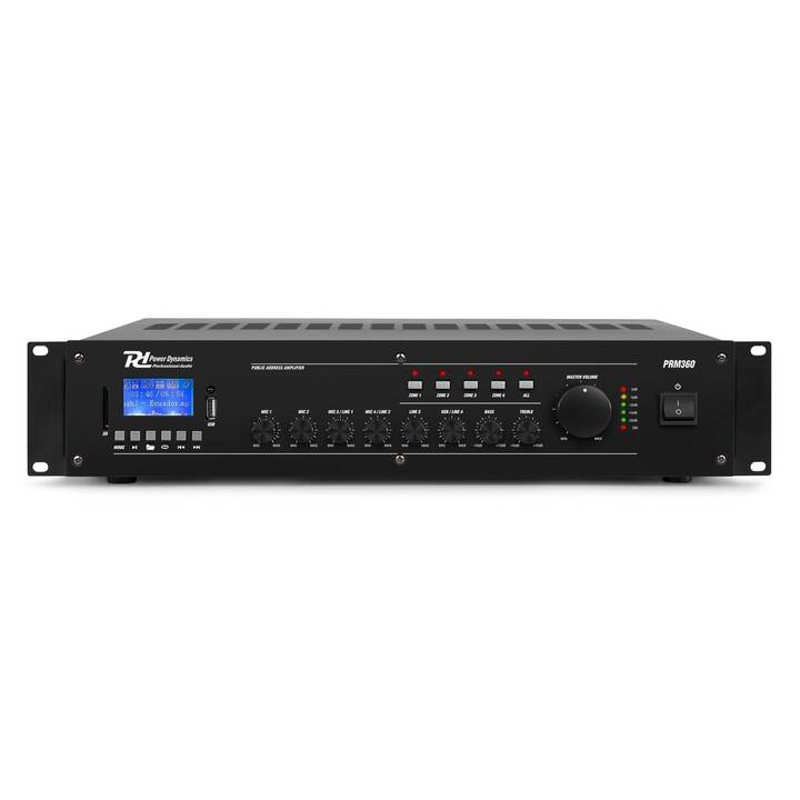 POWER DYNAMICS  PRM360 (Amplificatore valvolare, 360 W, Nero)