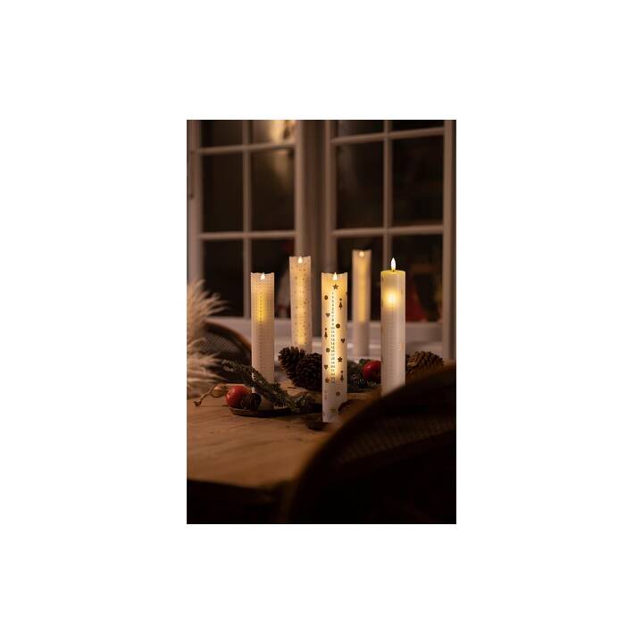 SIRIUS Advent Calendar Candele LED (Bianco)