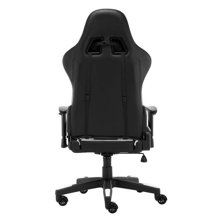 LC POWER Gaming Chaise LC-GC-600BW (Noir, Blanc)