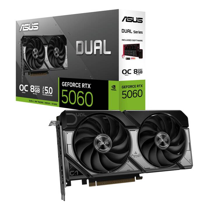 RIP RIN様 ASUS Nvidia GeForce RTX 5060 OC FH Dual (8 GB) - Interdiscount