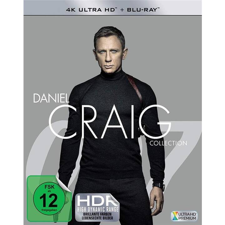 James Bond - Daniel Craig Collection - Casino Royale / Ein Quantum Trost / Skyfall / Spectre (4K Ultra HD, IT, ES, DE, EN, FR)
