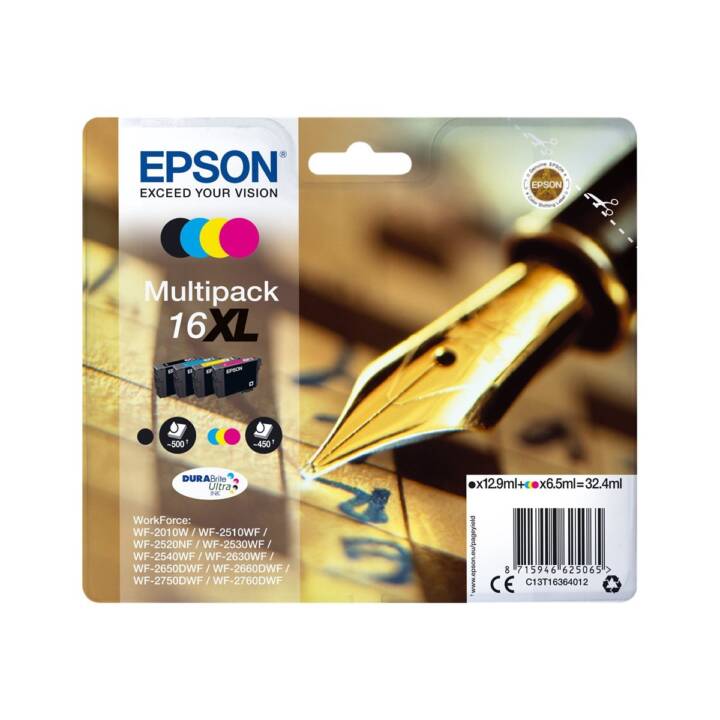 EPSON 16XL (Giallo, Nero, Magenta, Cyan, Multipack)