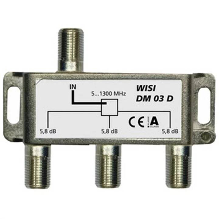 WISI DM03D Verstärker und Verteiler (Silber)