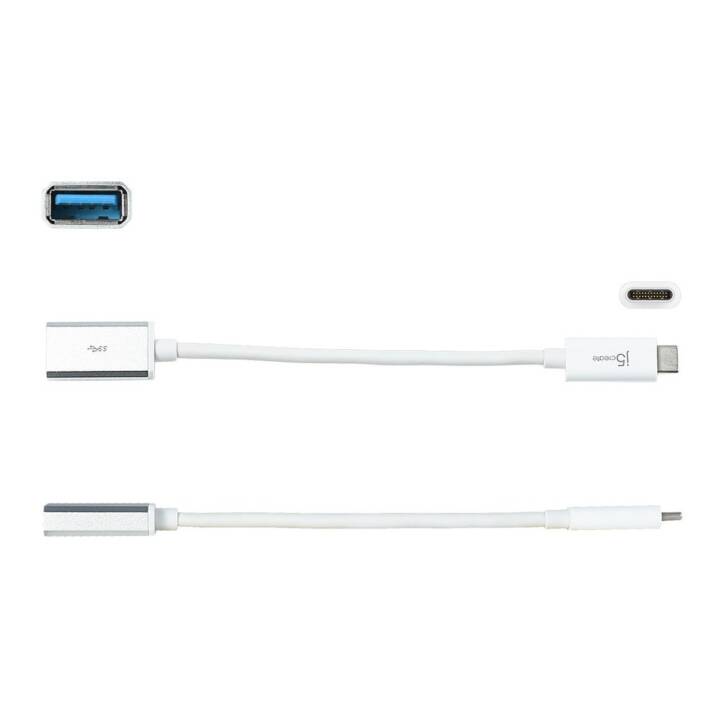 J5 CREATE Câble USB (USB de type A, USB de type C, 0.1 m)