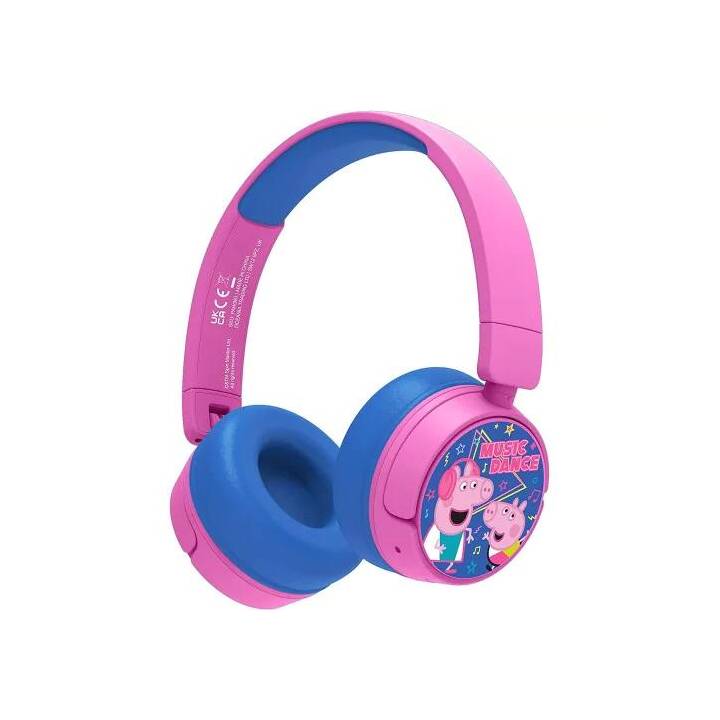 OTL TECHNOLOGIES Peppa Pig Music Dance (Bluetooth 5.1, Bleu, Rose)