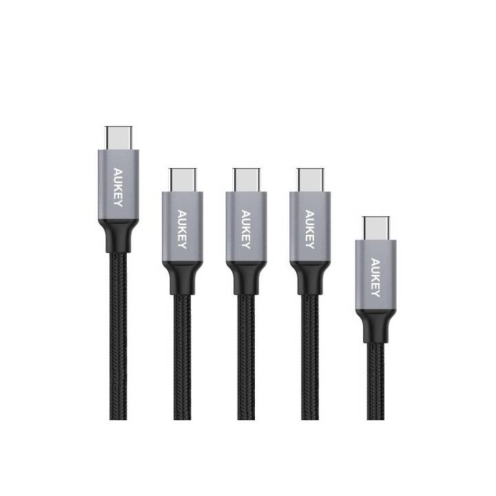 AUKEY CB-CMD2 5x Kabel (USB Typ-A, USB Typ-C, 1 m)