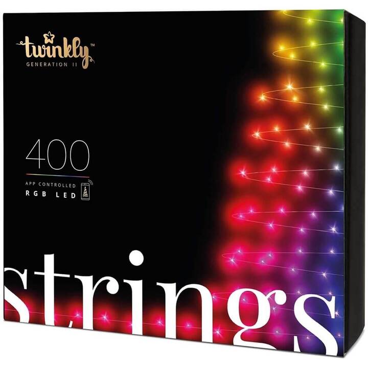 TWINKLY Guirlande lumineuse Strings 400 RGB