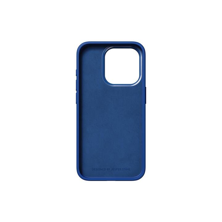 NUDIENT Backcover Bold (iPhone 15 Pro, Aluminium, Bleu)