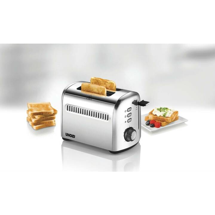 UNOLD Retro Toaster (Acier inox)