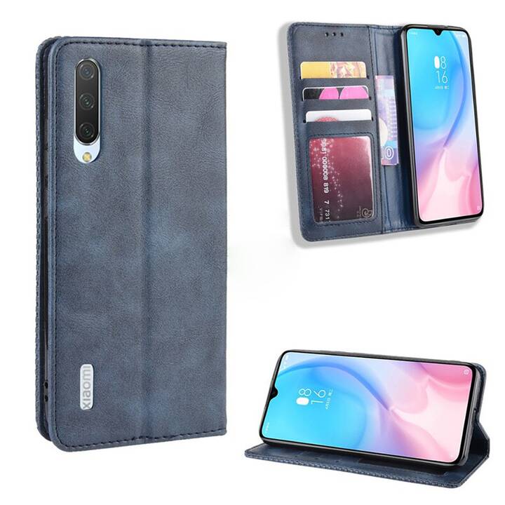 EG Mornrise Etui portefeuille pour Huawei P30 Lite - Bleu foncé