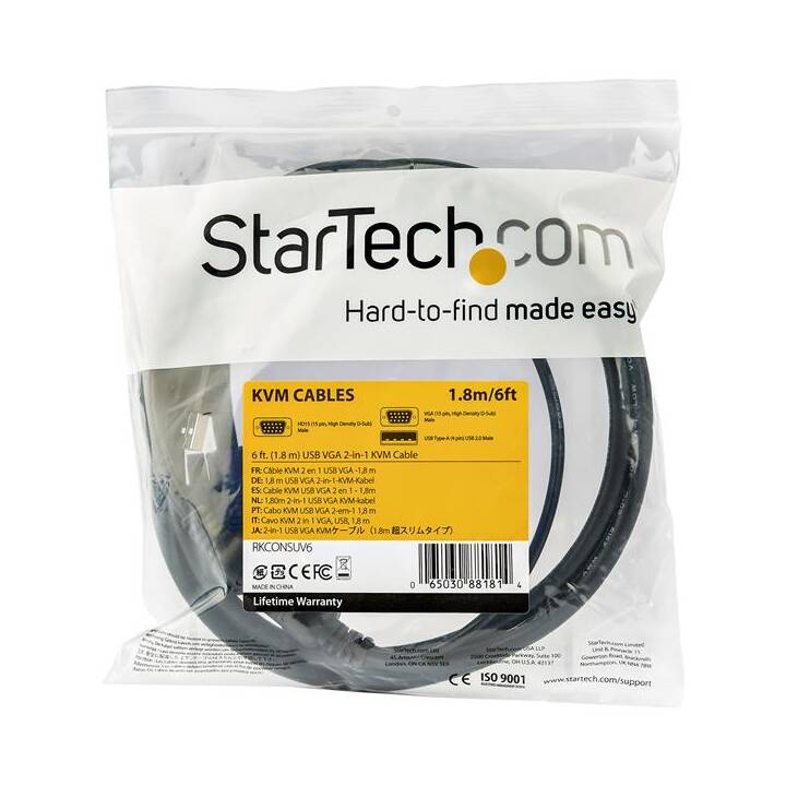 STARTECH.COM Cavo KVM switch RKCONSUV15