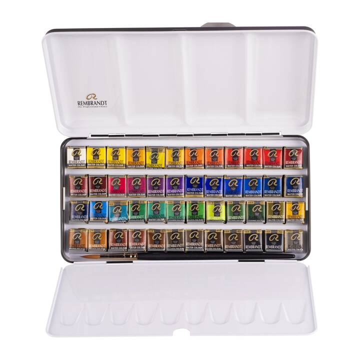 REMBRANDT Colore acquerello Water colour box Set (48 x 480 ml, Multicolore)