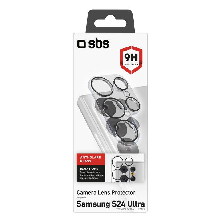 SBS Verre de protection de l'appareil photo (Galaxy S24 Ultra, 1 pièce)