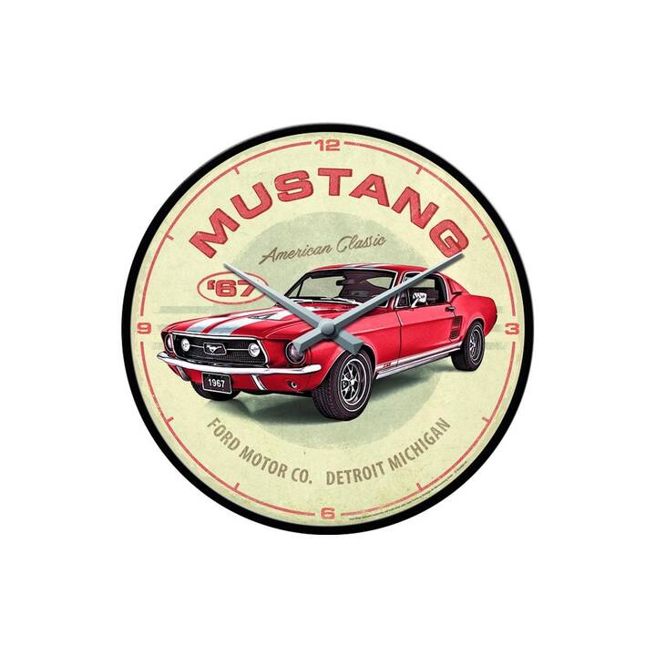NOSTALGIC ART Ford Mustang Orologio da parete (Analogico)