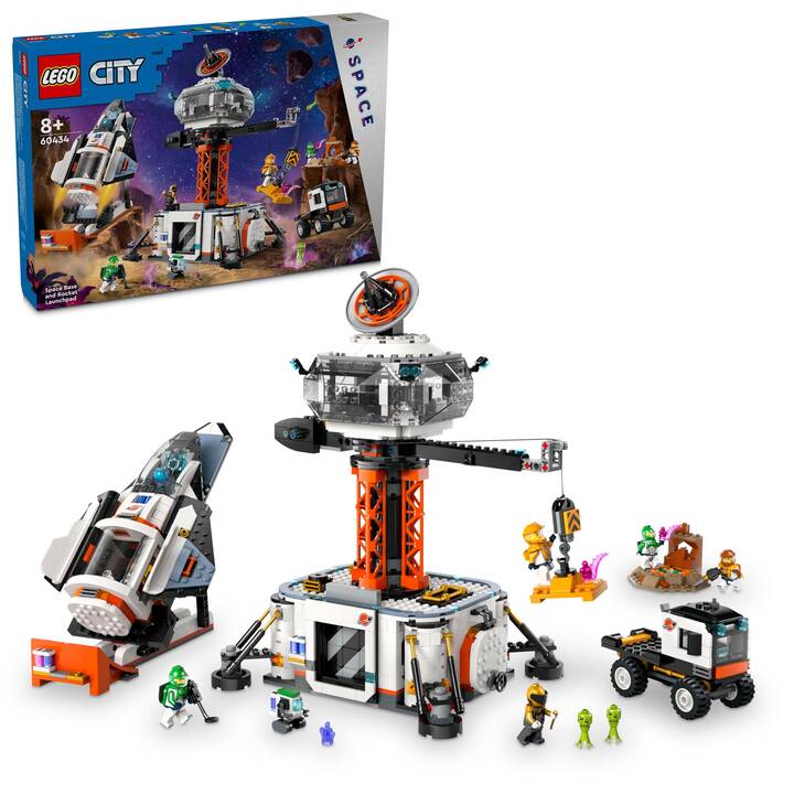 LEGO City La station spatiale et la base de lancement de fusées (60434)