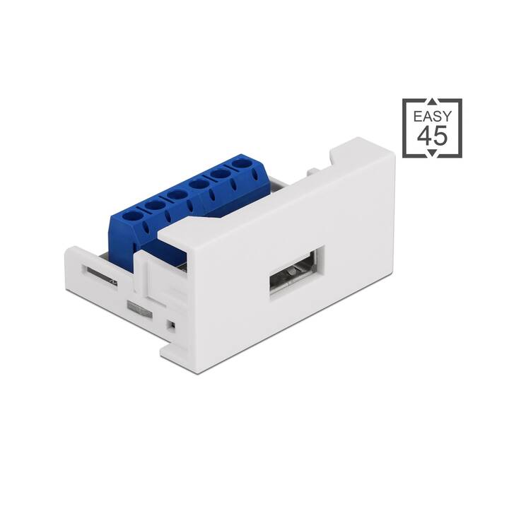 DELOCK Easy 45 Adapter (USB 2.0 Typ-A, Terminalblock)