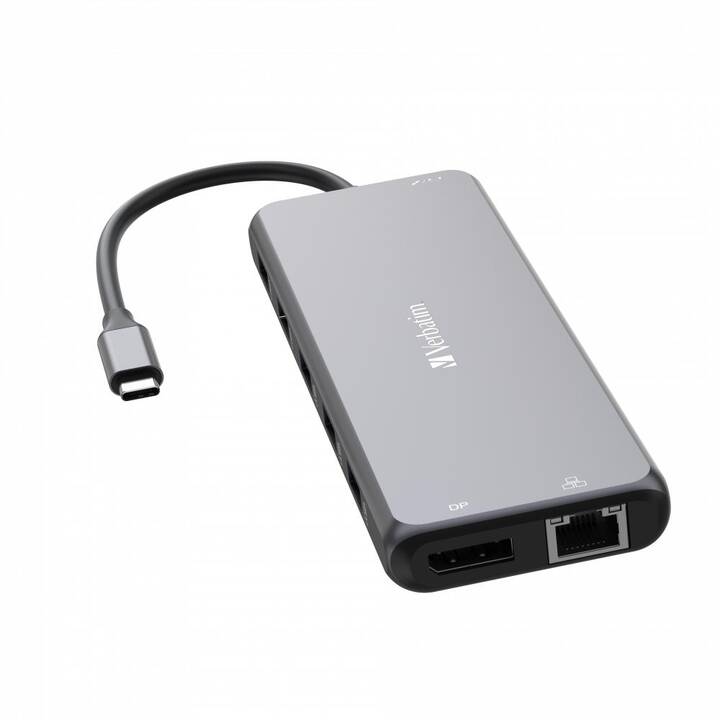 VERBATIM  (13 Ports, Port écran, RJ-45, HDMI, USB 2.0, USB de type C, USB de type A)