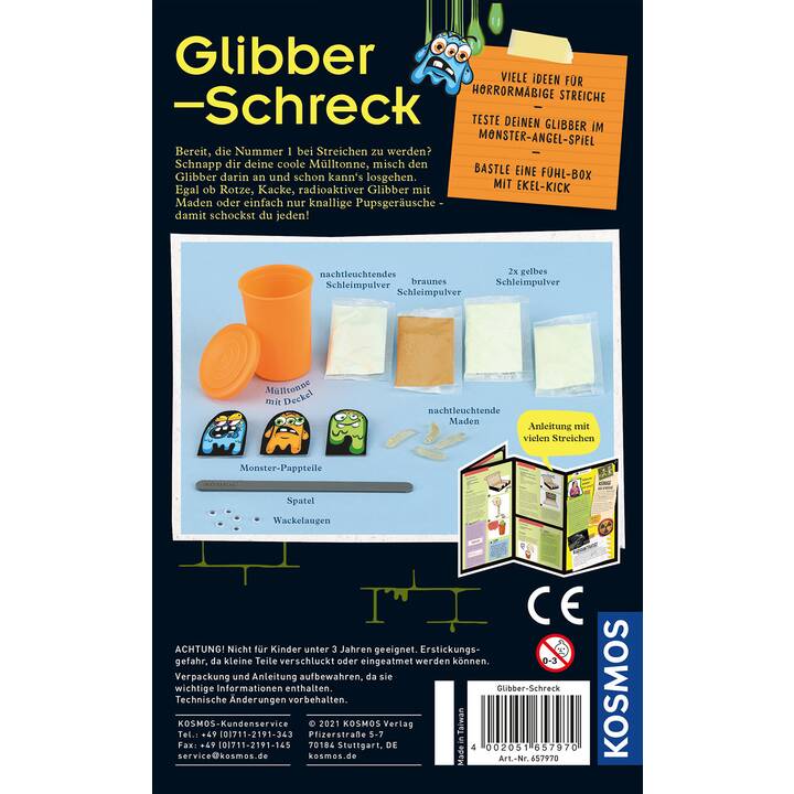 KOSMOS Glibber-Schreck Scatola di sperimentazione (Chimica)