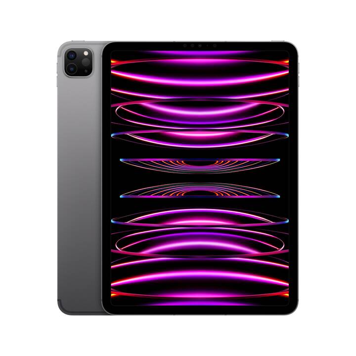 APPLE iPad Pro 11 Wi‑Fi + Cellular 2022 4. Gen. (11", 128 GB, Space Grau)