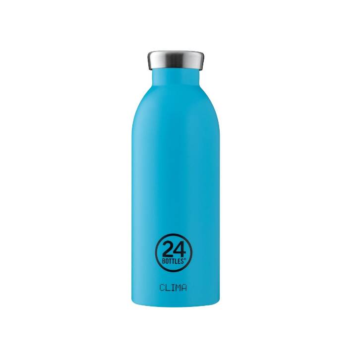 24BOTTLES Bottiglia sottovuoto Clima Lagoon (0.5 l, Blu chiaro, Blu)