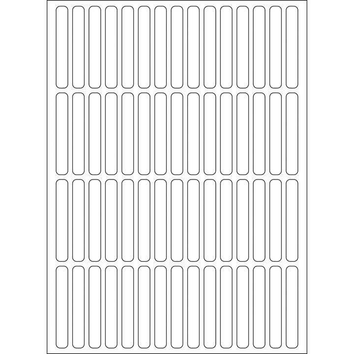 HERMA Feuilles d'étiquettes d'imprimante (35 x 5 mm)