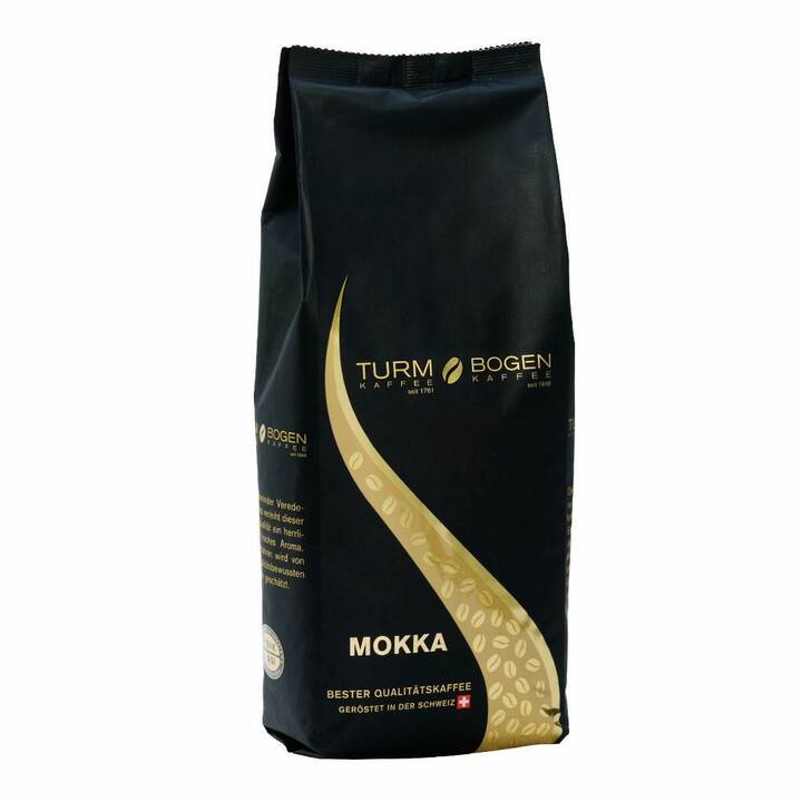 TURM KAFFEE Grains de café Café crème Mokka (1 kg)