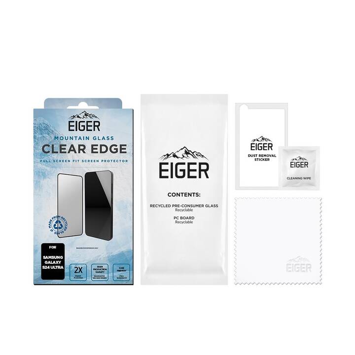 EIGER Displayschutzglas Clear Edge (Galaxy S24 Ultra)