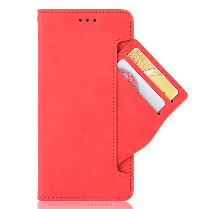 EG Wallet Case für Apple iPhone 13 (6.1") - rot