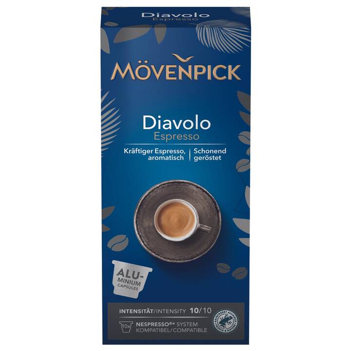 MÖVENPICK Kaffeekapseln Diavolo  (10 Stück)