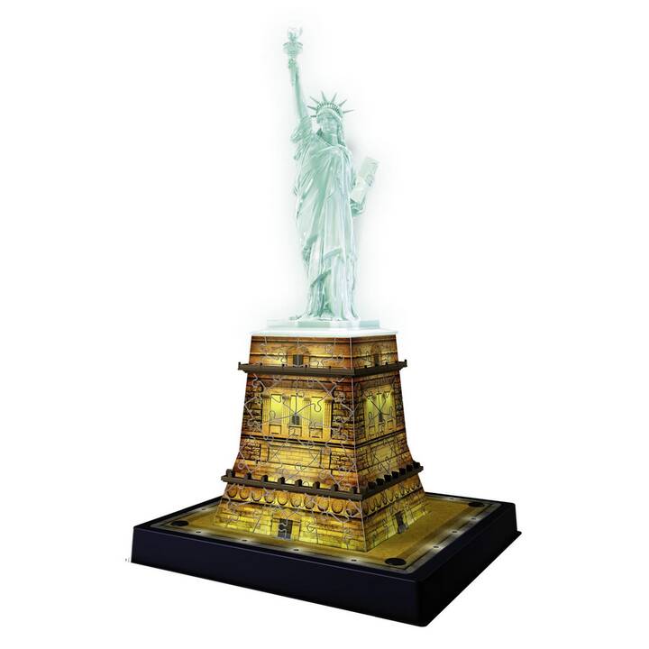 RAVENSBURGER Statue of Liberty Night Edition 3D Puzzle (108 x)