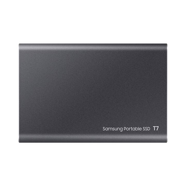 SAMSUNG Portable SSD T7 (USB Typ-C, 500 GB, Grau)