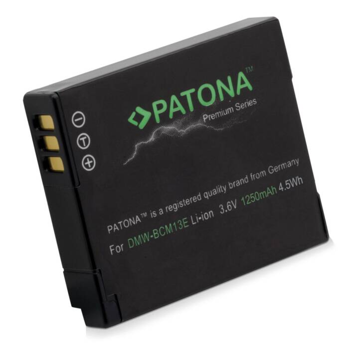 PATONA Panasonic Accu de caméra (Lithium-Ion, 1100 mAh)