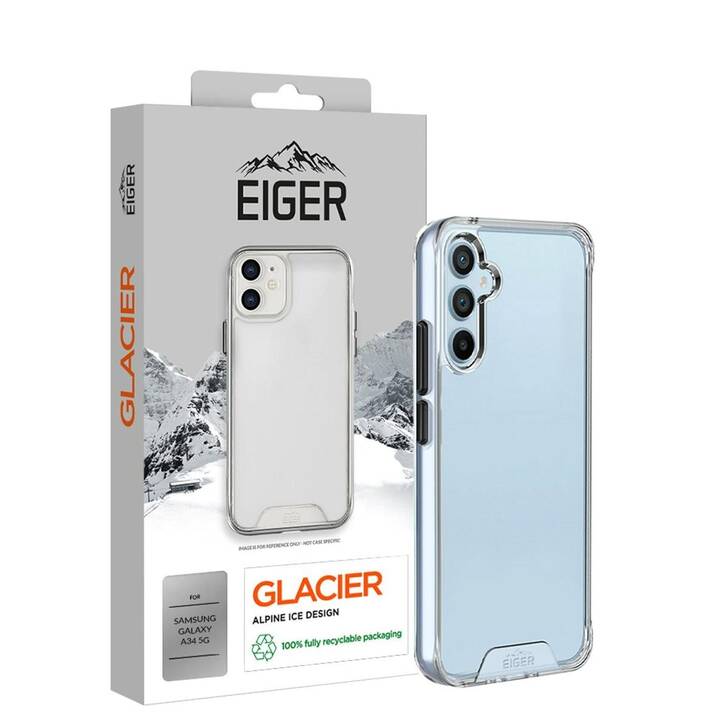 EIGER Backcover Glacier Case (Galaxy A34 5G, Transparente)