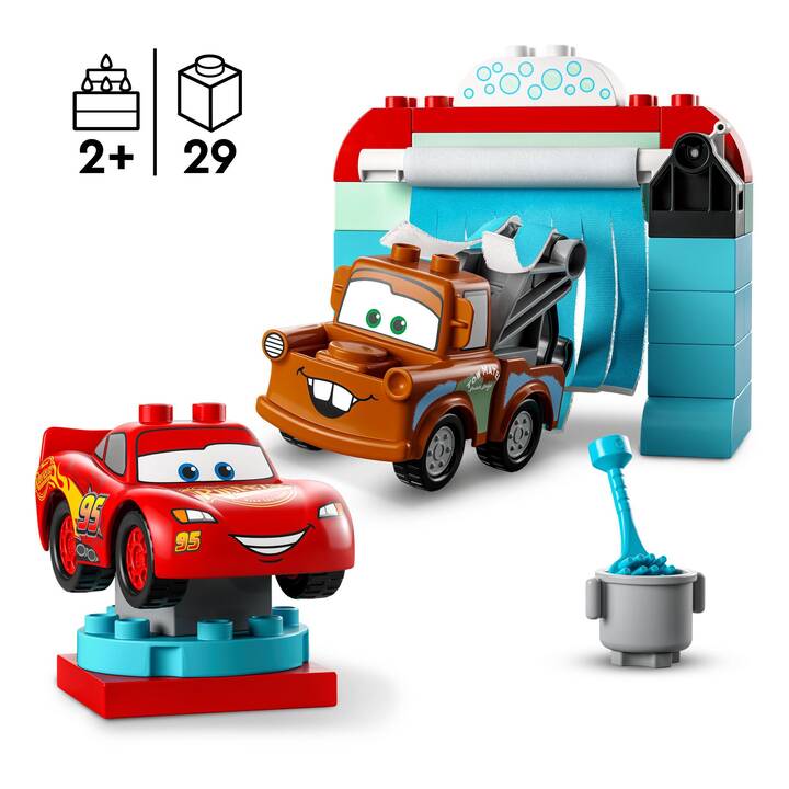 LEGO DUPLO Lightning McQueen und Mater in der Waschanlage (10996)