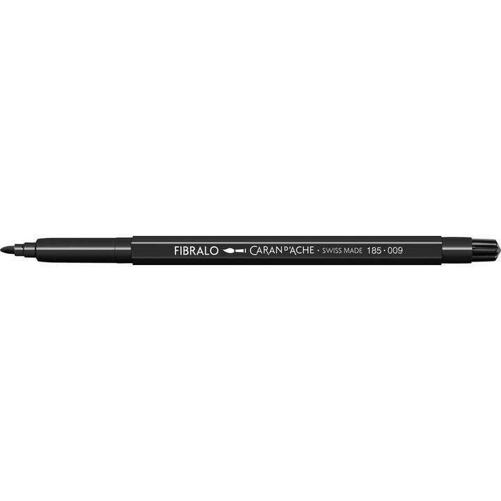 CARAN D'ACHE Fibralo Crayon feutre (Noir, 1 pièce)