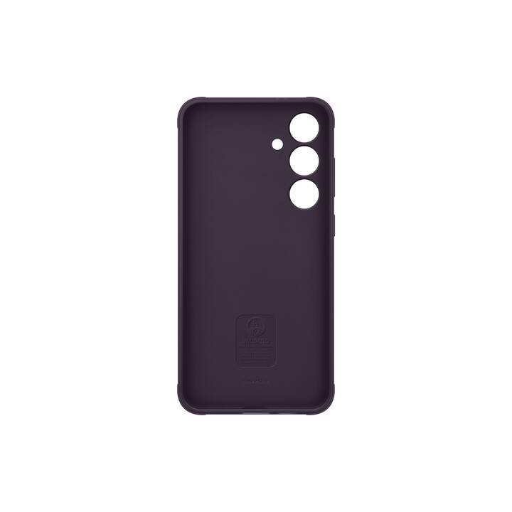 SAMSUNG Backcover Shield Case (Galaxy S24+, Sans motif, Violet foncé)