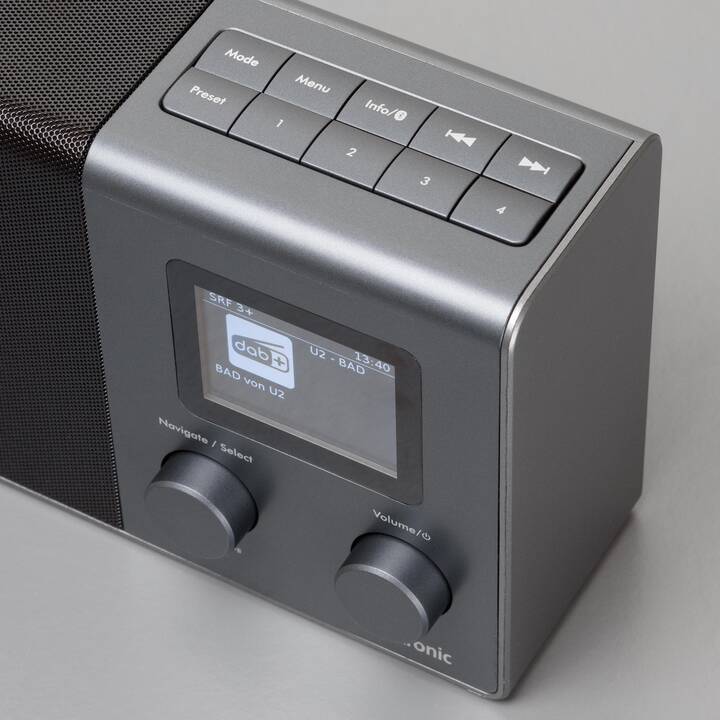 INTERTRONIC RA-30 DAB+ Radios numériques (Noir)