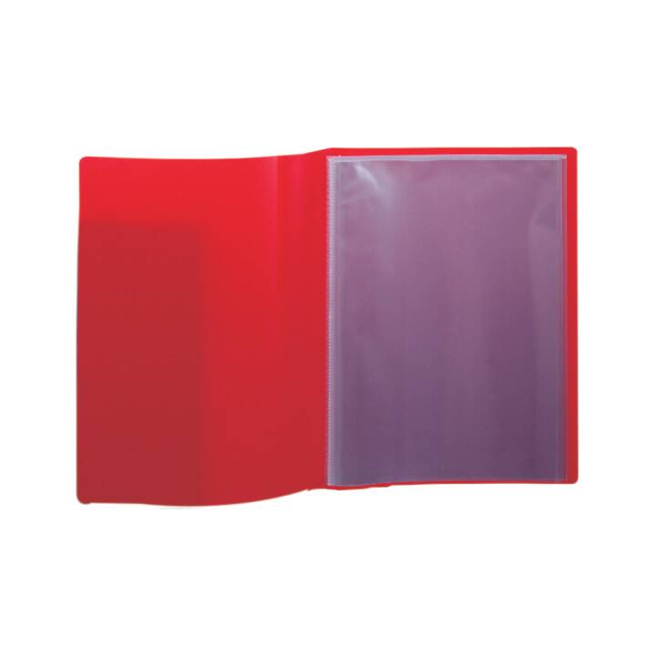 VIQUEL S.A.S Cartellina trasparente (Rosso, A4, 1 pezzo)