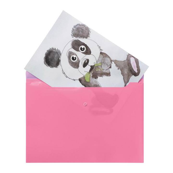 KOLMA RACER Busta postale Doppia (A4, Viola, Pink, 1 pezzo)