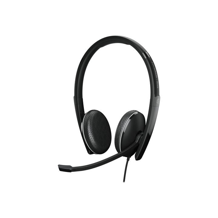 EPOS Office Headset Adapt 165 II (On-Ear, Kabel, Schwarz)