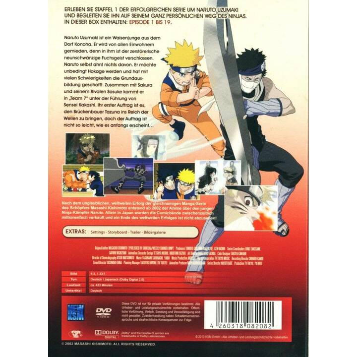 Naruto Saison 1 (DE, JA)