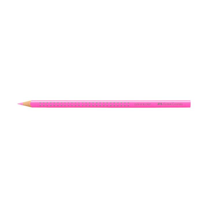 FABER-CASTELL Farbstift Colour Grip (Pink, 1 Stück)