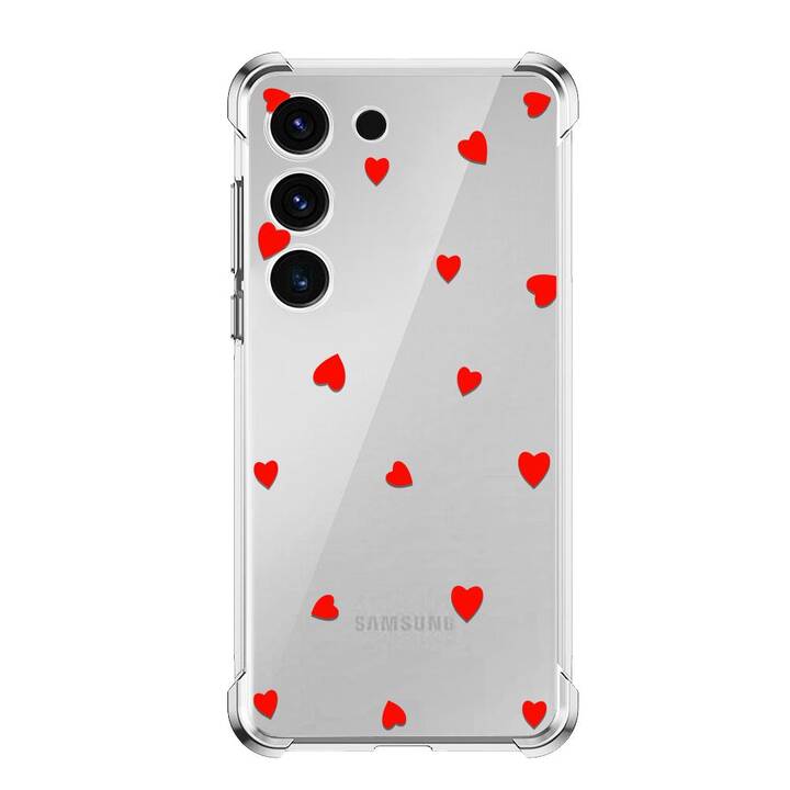 EG Backcover (Galaxy S23+, Coeur, Rouge)
