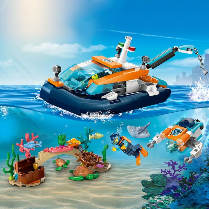LEGO City Le bateau d’exploration sous-marine (60377)