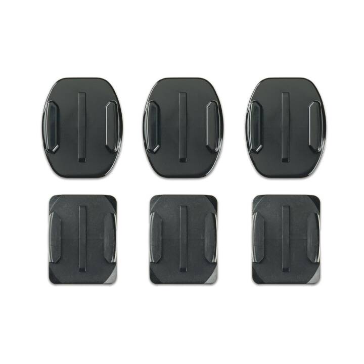 GOPRO Curved + Flat Adhesive Mounts Divers supports (Noir)