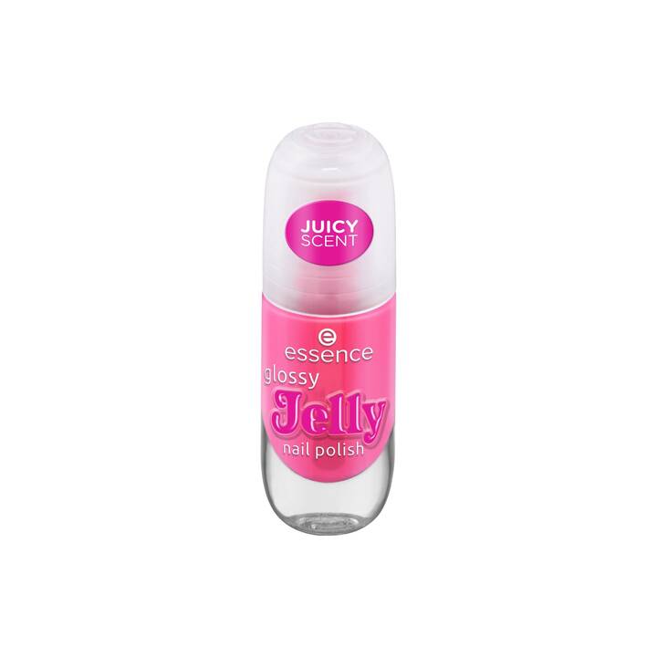ESSENCE Vernis à ongles coloré Glossy Jelly (04 Bonbon Babe, 8 ml)